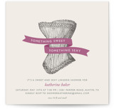 Vintage Corset Bridal Shower Invitations