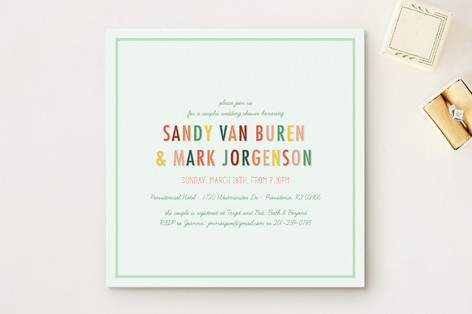 The Book of Love Bridal Shower Invitations