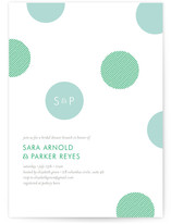 Confetti Dots Bridal Shower Invitations