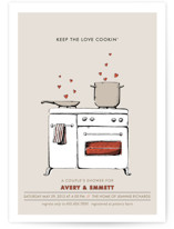 Keep the Love Cookin' Bridal Shower Invitations