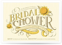 Farmers' Market Bridal Shower Invitations