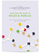 Molecular Bond Bridal Shower Invitations