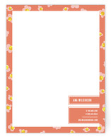 Floral Fiesta Business Stationery Cards