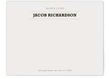 Sartorialist Business Stationery Cards
