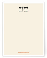 Friendly Type Business Stationery Cards