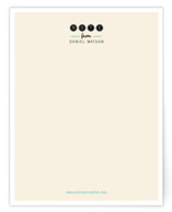 Friendly Type Business Stationery Cards