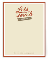Stay in Touch Business Stationery Cards
