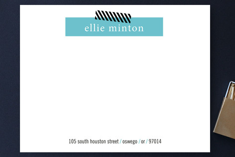 Bar Graph Business Stationery Cards