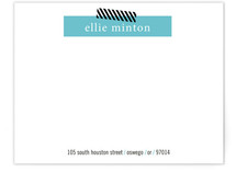 Bar Graph Business Stationery Cards