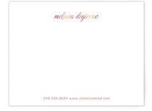 Smoldering Business Stationery Cards