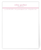 Striped Divide Business Stationery Cards