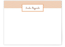 Paprika Patterned Business Stationery Cards
