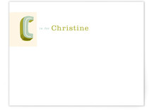 Letter Card Business Stationery Cards