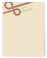 Infinite Stripes Business Stationery Cards