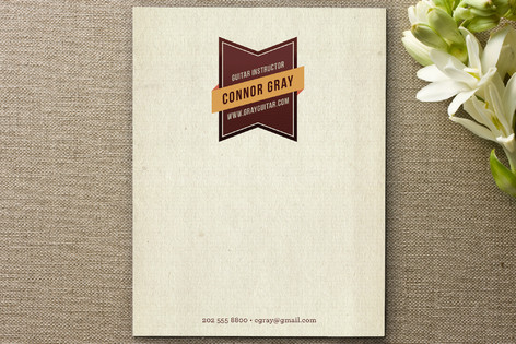 Vintage Crest Business Stationery Cards