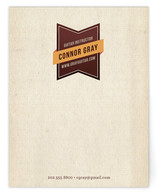 Vintage Crest Business Stationery Cards