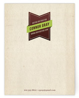 Vintage Crest Business Stationery Cards