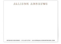 A Zig Plus A Zag Business Stationery Cards