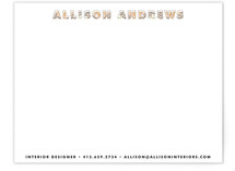 A Zig Plus A Zag Business Stationery Cards