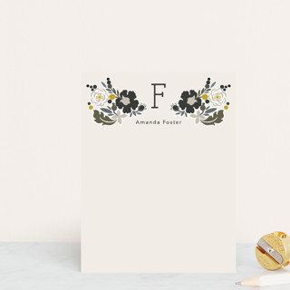 Clean Cut Florals Business Stationery Cards