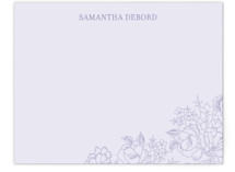 Elegant Floral Business Stationery Cards