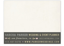 Hearts Business Stationery Cards