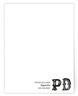 I Like to Write Business Stationery Cards