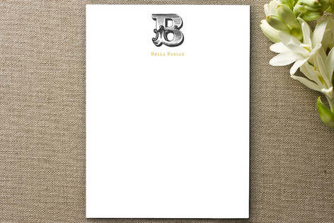 Initial Caps Business Stationery Cards