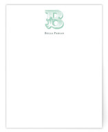 Initial Caps Business Stationery Cards
