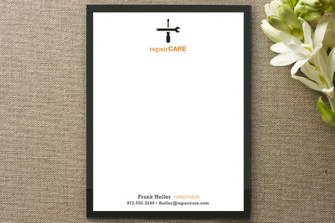 No Job Too Small Business Stationery Cards