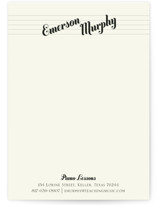 Piano Lessons Business Stationery Cards