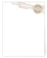 Round Stamp Business Stationery Cards