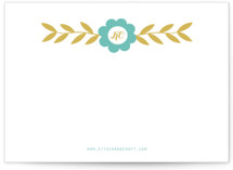 folksy floral Business Stationery Cards