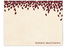 Green Leaves Business Stationery Cards