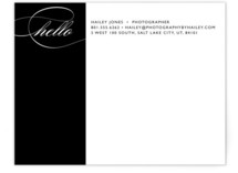 Bold Contact Business Stationery Cards