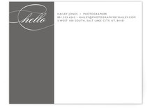 Bold Contact Business Stationery Cards