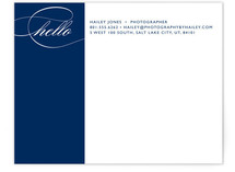 Bold Contact Business Stationery Cards