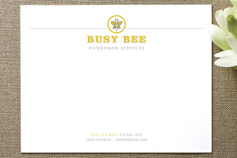 Busy Bee Business Stationery Cards