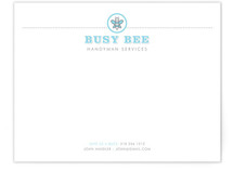Busy Bee Business Stationery Cards