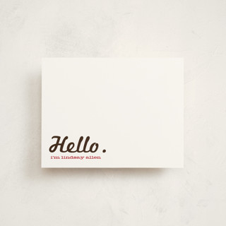 Call Me Business Stationery Cards