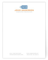 Circuit Board Business Stationery Cards