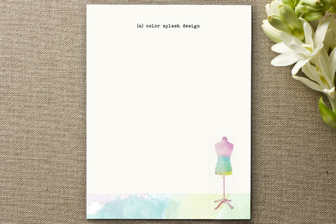 Color Splash Business Stationery Cards