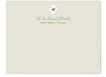 Dainty Flowers Business Stationery Cards