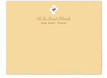 Dainty Flowers Business Stationery Cards