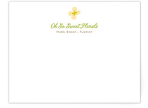 Dainty Flowers Business Stationery Cards