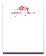 Megan Floral Business Stationery Cards