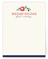 Megan Floral Business Stationery Cards
