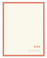 Mustard Stripe Business Stationery Cards