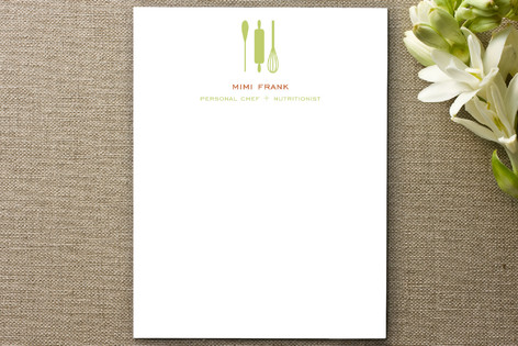 Personal Chef Business Stationery Cards