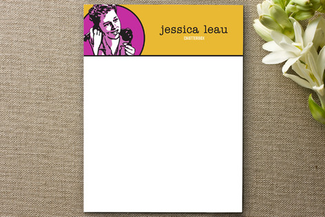 Retro Chatterbox Business Stationery Cards